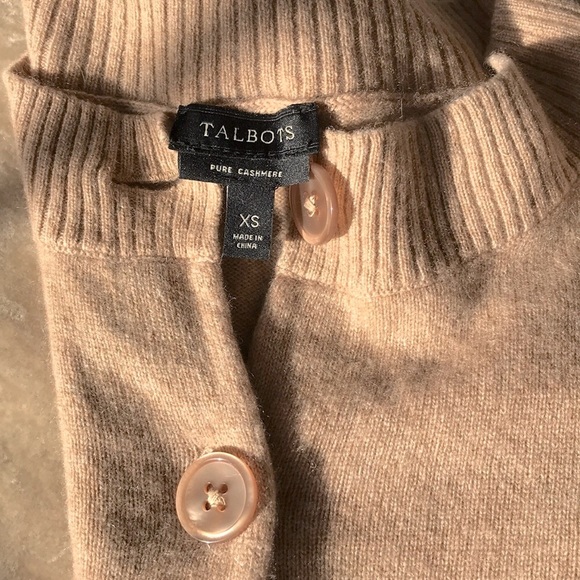 Talbots 100% cashmere cardigan - Picture 3 of 7